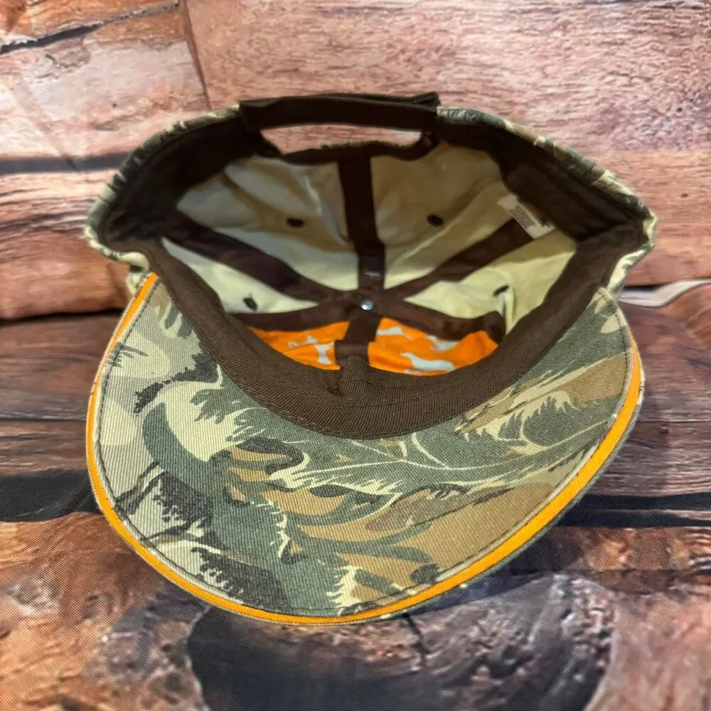 Guns & Arrows Hunting Hat Men's Adjustable Camo Khaki Baseball Cap Rifle